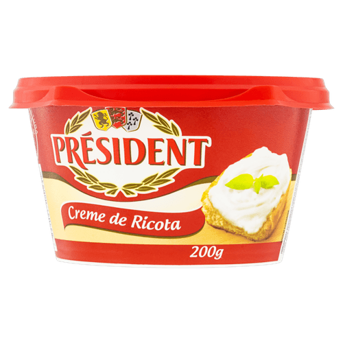 Creme de Queijo Ricota Président Pote 200g