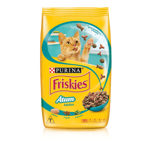 Alimento para Gatos Adultos Atum Purina Friskies Pacote 3kg