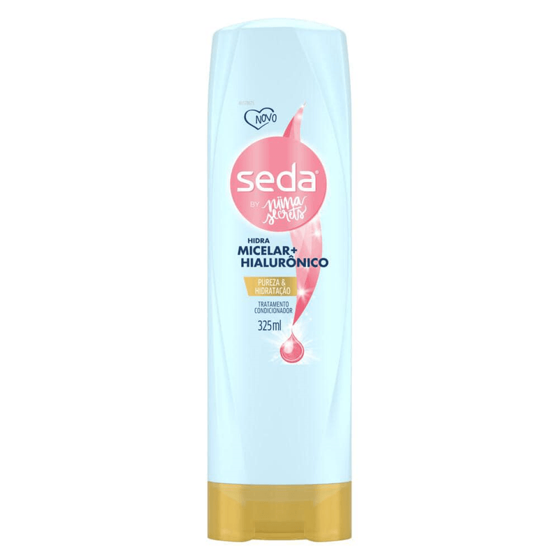 Tratamento-Condicionador-Pureza---Hidratacao-Seda-by-Niina-Secrets-Hidra-Micelar-e-Hialuronico-Frasco-325ml