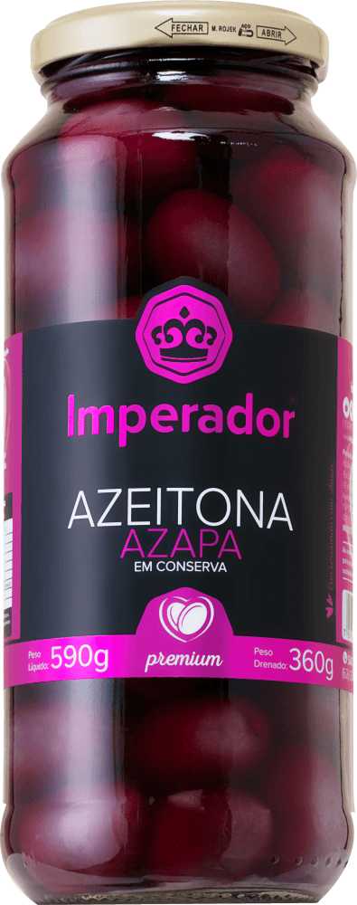 Azeitona Imperador Azapa com Caroço 36g