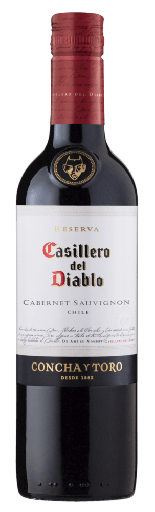 Vinho Chileno Tinto Seco Reserva Casillero del Diablo Cabernet Sauvignon Garrafa 375ml