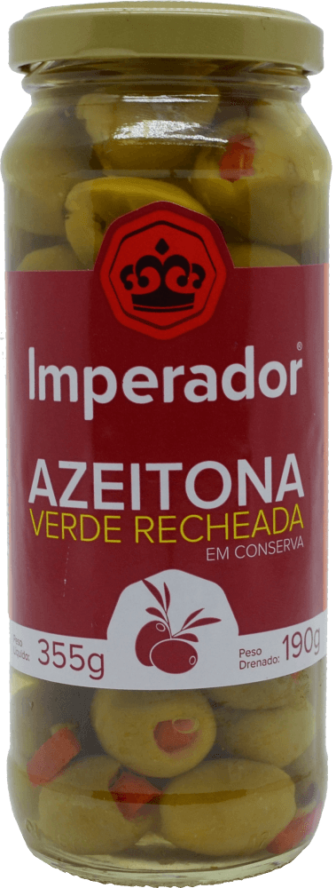 Azeitona Imperador Verde Recheada 190g