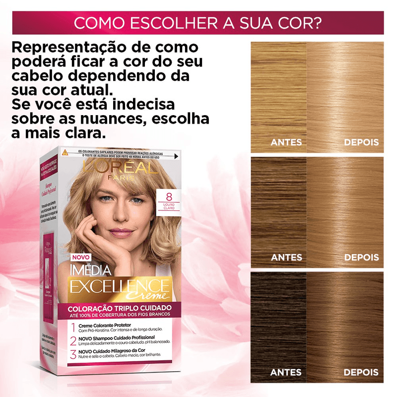 Coloracao-Permanente-Imedia-Excellence-De-L-Oreal-Paris-8.0-Louro-Claro