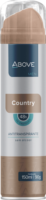 Antitranspirante-Jato-Seco-48h-Above-Men-Country-150ml-Spray