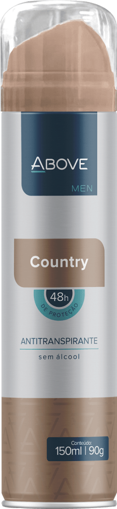 Antitranspirante Jato Seco 48h Above Men Country 150ml Spray