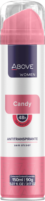 Antitranspirante-Aerossol-Candy-48h-Above-Women-150ml-Spray