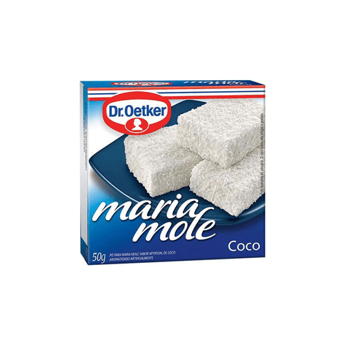 Pó para Maria Mole Dr.Oetker Coco Caixa 50g