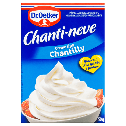 Pó para Cobertura de Creme Tipo Chantilly Dr.Oetker Chanti-Neve 50g