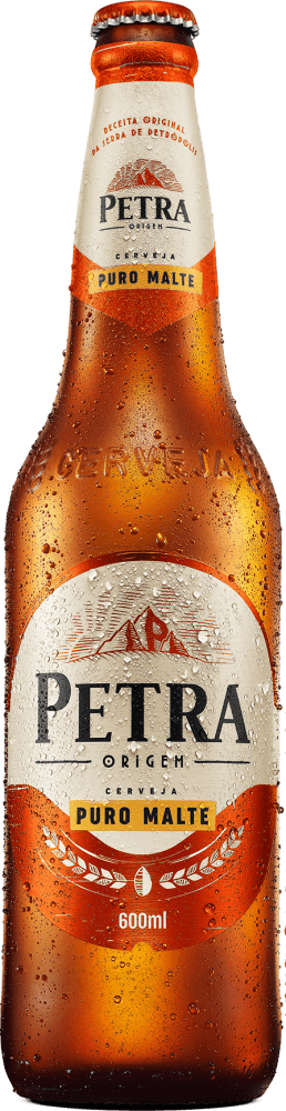 Cerveja American Lager Puro Malte Petra Origem Garrafa 600ml