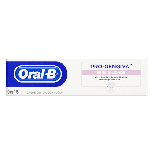 Creme Dental Com Flúor Sensibilidade Oral-b Pro-gengiva Caixa 90g