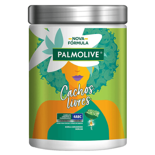 Creme de Pentear Palmolive Cachos Livres Extra Babosa 4ABC