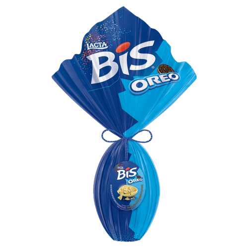 Ovo de Páscoa Bis Oreo Chocolate Branco com Wafer na Casca Lacta 240g