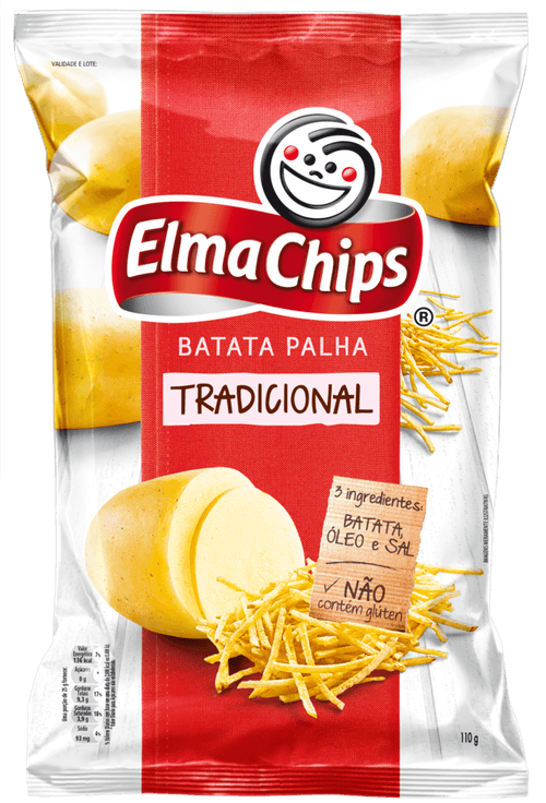 Batata Palha Tradicional Elma Chips Pacote 110g