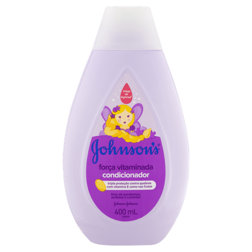 Condicionador Infantil Johnson's Baby Força Vitaminada 400ml