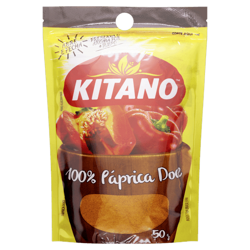 100% Páprica Doce Kitano Pacote 50g