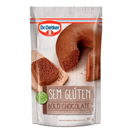 Mistura para Bolo Dr.Oetker Chocolate Sem Glúten 300g