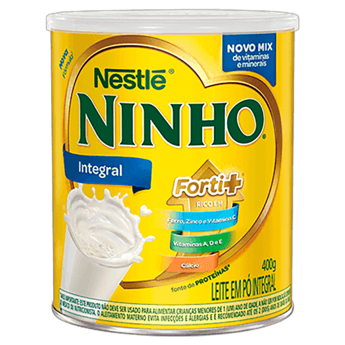 Leite em Pó Integral Ninho Forti+ Lata 400g