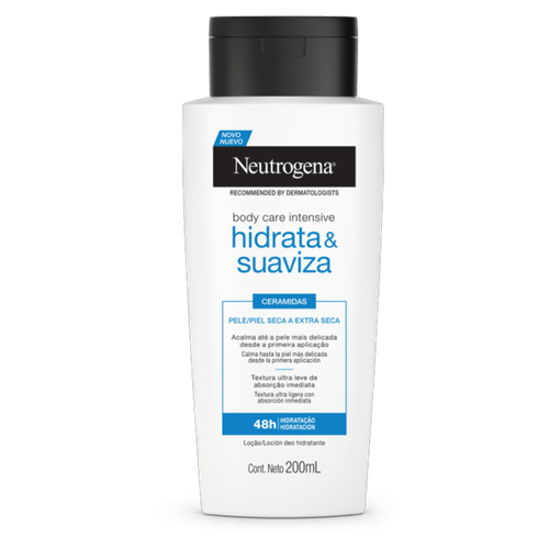 Loção Corporal Hidrata & Suaviza 48h Neutrogena Body Care Intensive Frasco 200ml