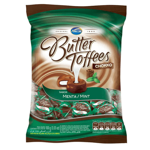 Bala Butter Toffees Chokko Menta 100g