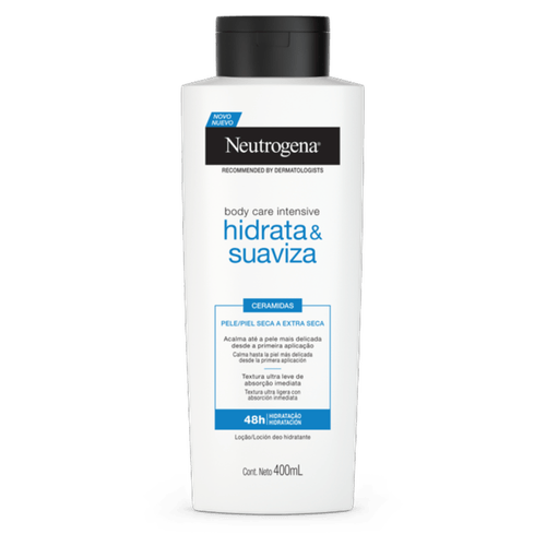 Loção Corporal Hidrata & Suaviza 48h Neutrogena Body Care Intensive Frasco 400ml