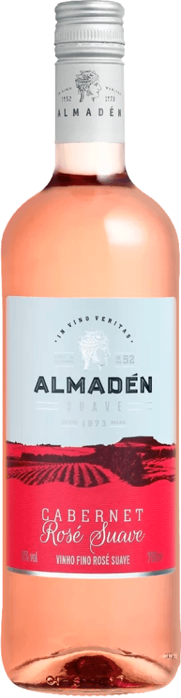 Vinho Brasileiro Rosé Suave Almadén Cabernet Serra Gaúcha Garrafa 750ml