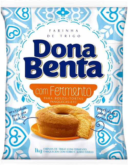 Farinha de Trigo Dona Benta com Fermento 1kg