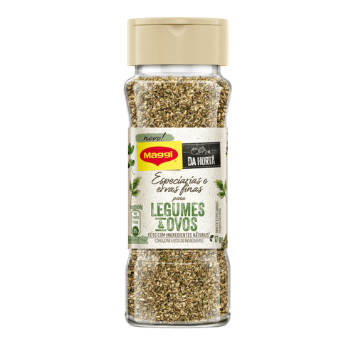 Especiarias e Ervas Finas para Legumes e Ovos Maggi Da Horta Vidro 17g