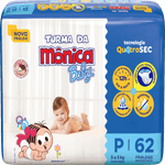 Fralda-Descartavel-Turma-da-Monica-Baby-P-3-a-5kg-Pacote-62-Unidades