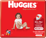 Fralda-Descartavel-Infantil-Huggies-Supreme-Care-XG-12-a-15kg-Pacote-26-Unidades