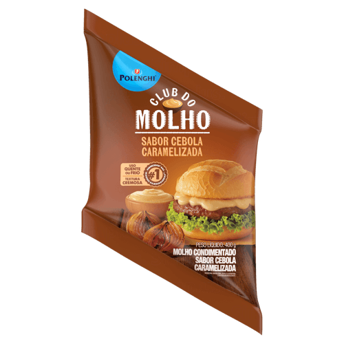 Molho Cebola Caramelizada Polenghi Club do Molho Bisnaga 400g