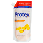 Sabonete-Liquido-Antibacteriano-Protex-Vitamina-E-Sache-500ml-Refil-Leve-Mais-Pague-Menos