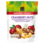 Mix-de-Frutas-e-Sementes-Cranberry-Nuts-Desidratada-Amendoim-Castanha-de-Caju-e-Amendoa-Nature-s-Heart-Pouch-65g