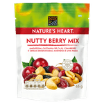 Mix-de-Frutas-e-Sementes-Nutty-Berry-Amendoim-Castanha-de-Caju-Cranberry-e-Cereja-Desidratadas-Amendoa-e-Uva-Passa-Nature-s-Heart-Pouch-65g