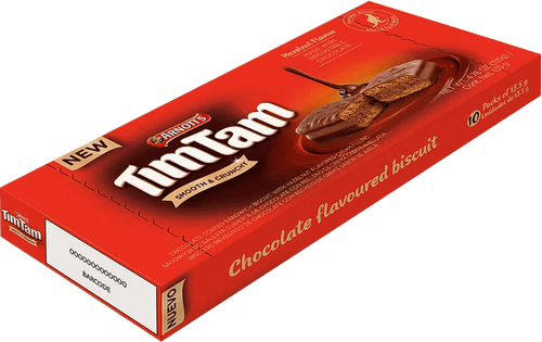 Biscoito Australiano Tim Tam Chocolate com Recheio de Avelã 135g