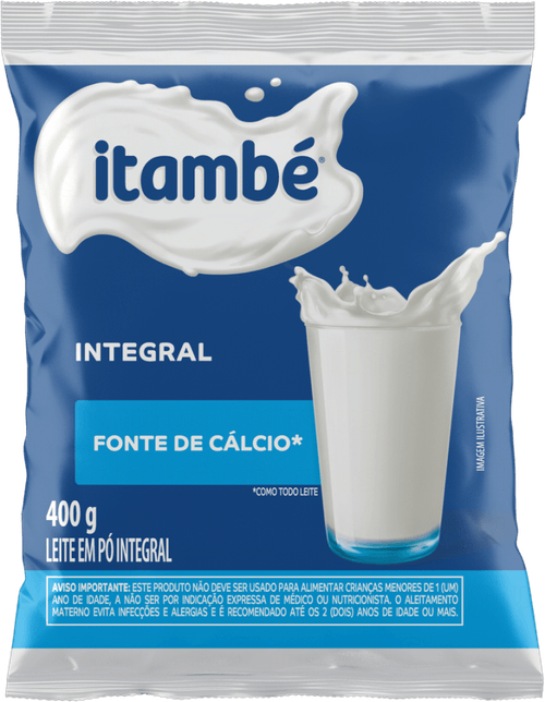 Leite em Pó Integral Itambé Pacote 400g