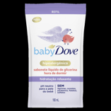 Sabonete Bebê Líquido de Glicerina Hidratação Relaxante Dove Baby Hora de Dormir Sachê 180ml Refil