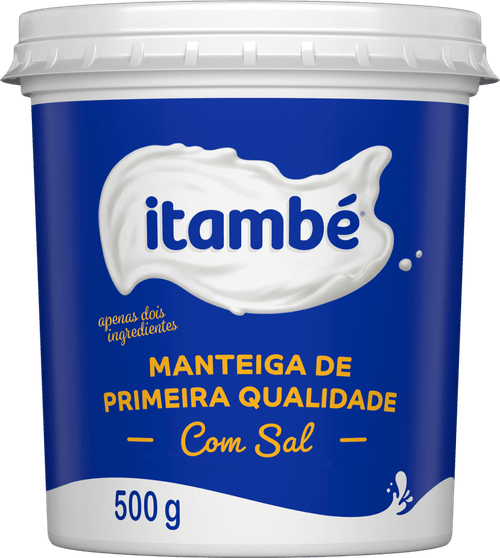 Manteiga de Primeira Qualidade com Sal Itambé Pote 500g