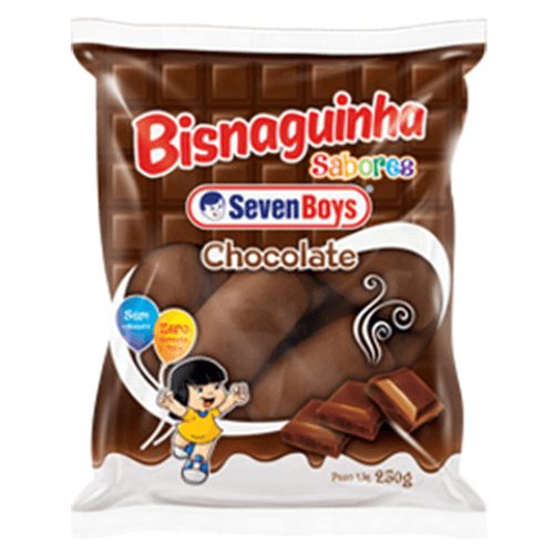 Bisnaguinha Seven Boys Chocolate 250g