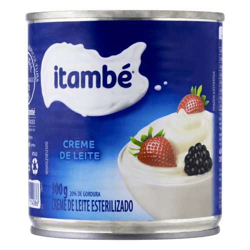 Creme de Leite Esterilizado Homogeneizado Itambé Lata 300g