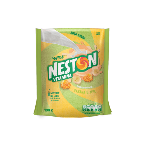 Pó Para Preparo De Bebida Vitamina De Banana &amp; Mel Neston Sachê 180g