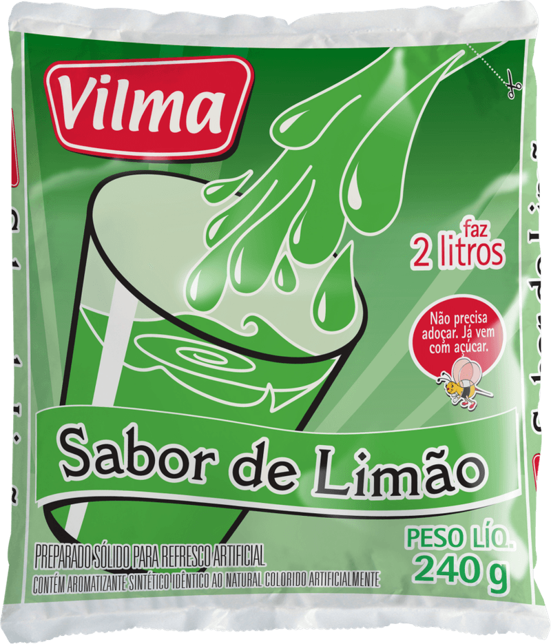 Refresco-em-Po-Vilma-sabor-Limao-240g