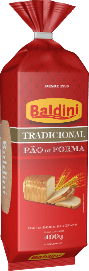 Pão de Forma Tradicional Baldini 400g