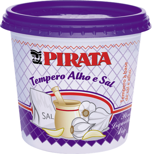 Tempero Pirata Alho E Sal 1kg