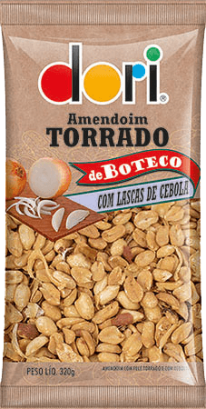 Amendoim Torrado com Lascas de Cebola Dori de Boteco Pacote 320g