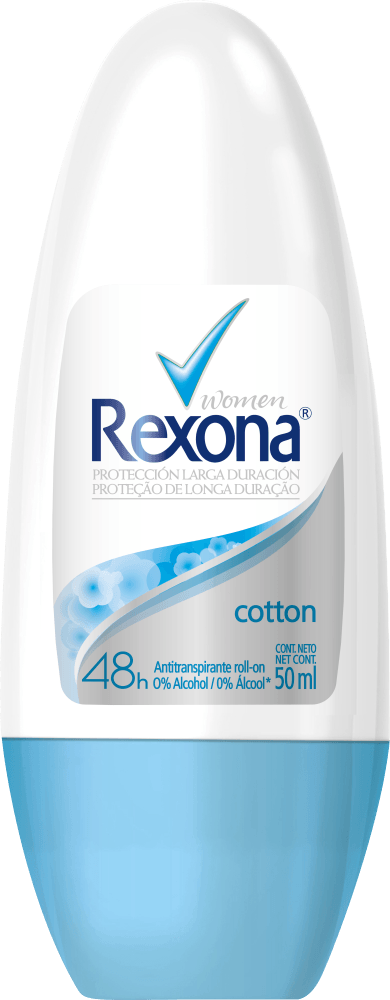 Antitranspirante Roll-on Cotton Dry 72h Rexona 50ml