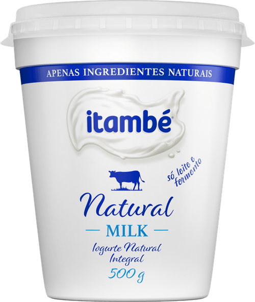 Iogurte Integral Natural Itambé Milk Pote 450g