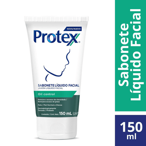 Sabonete Líquido Oil Control Facial Protex Bisnaga 150ml