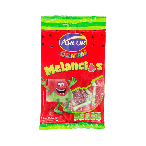 Bala Arcor Gelatinas Melancias 70g