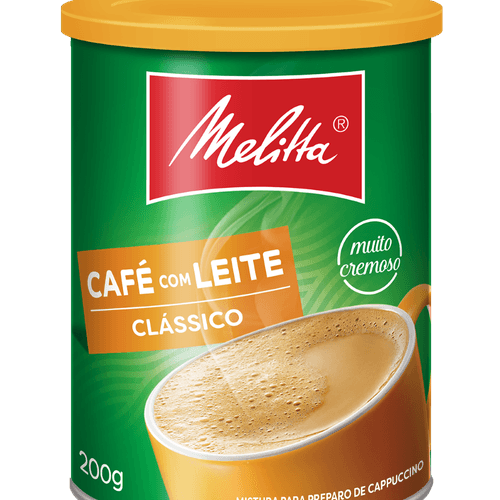 Café com Leite Solúvel Melitta Lata 200g