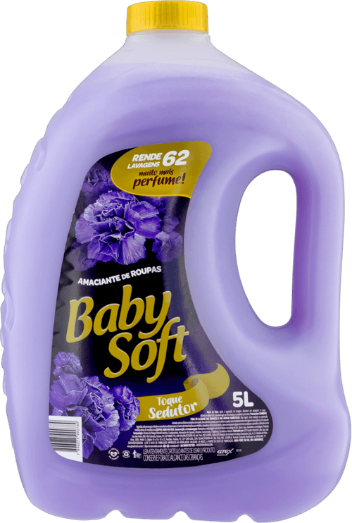 Amaciante De Roupa Diluído Toque Sedutor Baby Soft Galão 5l